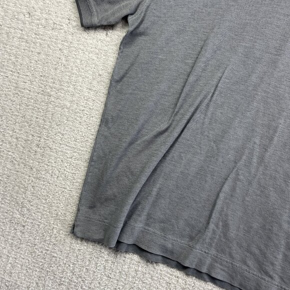 Ferrante T-Shirt Mens 56 Grey Golf Casual Made in Italy V-neck Short Sleeve - Picture 6 of 16